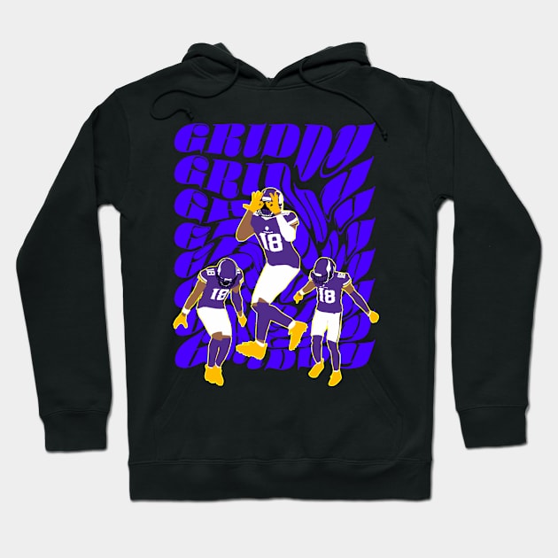 GRIDDY Justin Jefferson Hoodie by Mic jr